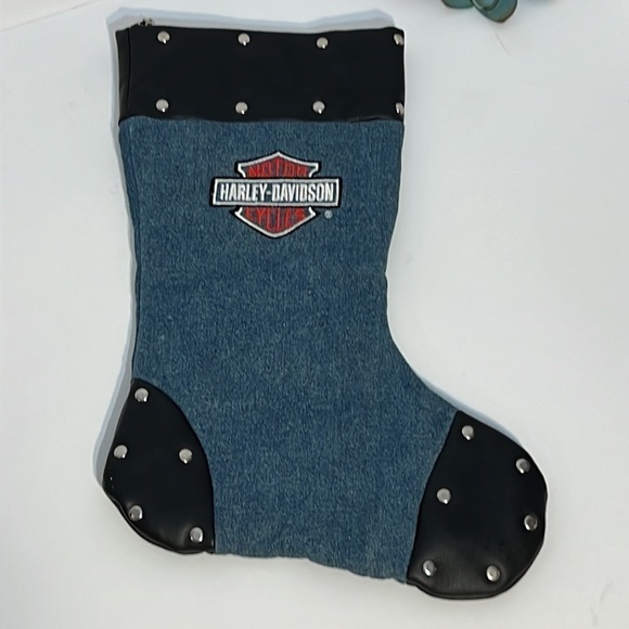 Winter Biker Bundle Two Beannies And Christmas Stocking - Picture 3 of 8